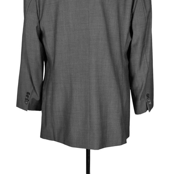 Hugo Boss Mens Blazer Gray 100% Wool 3 Button Lined Suit Jacket Sport Coat 42R - Picture 8 of 8